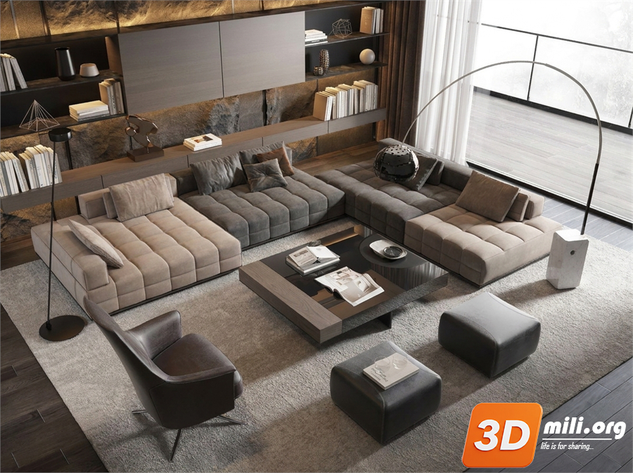 Sofa Minotti Skp Files 